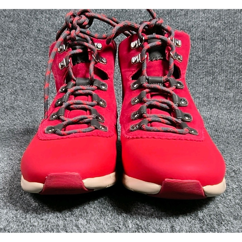 Cole Haan Women's 8B Scooter Red/Fog 2.ZEROGRAND HK BT Water Proof Boots